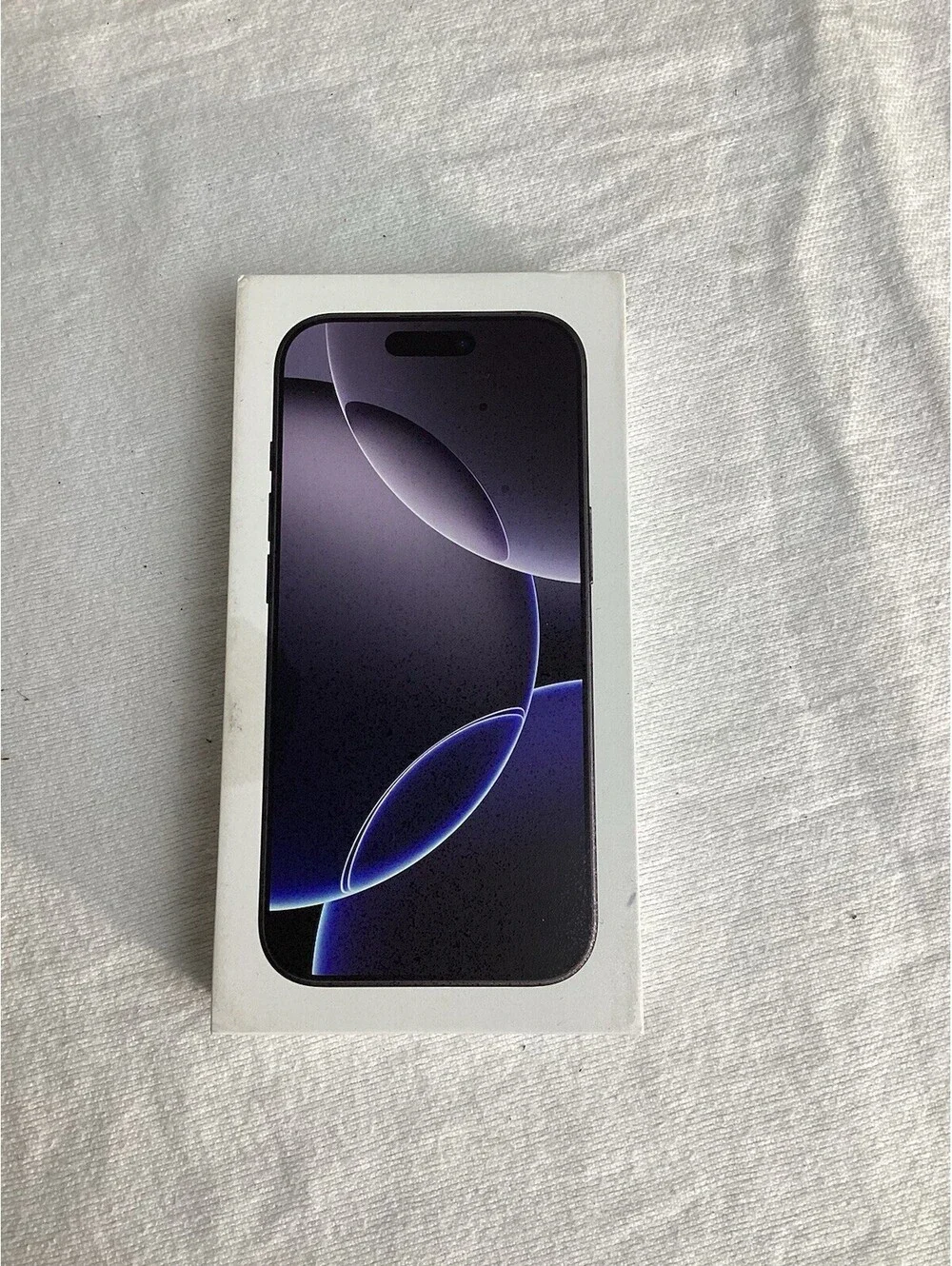Apple iPhone 16 Pro White Titanium 128GB Empty Phone Box Black - New With Tags